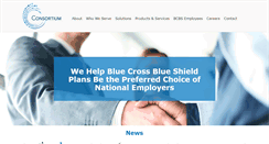 Desktop Screenshot of consortiumhealthplans.com